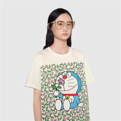 gucci doraemon t shirt|cartoon characters wearing gucci.